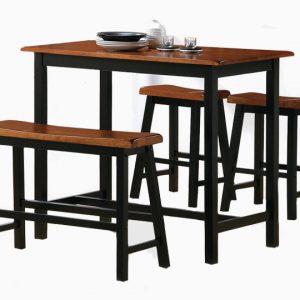 Crown Mark Tyler 4-Piece Counter Height Table Set