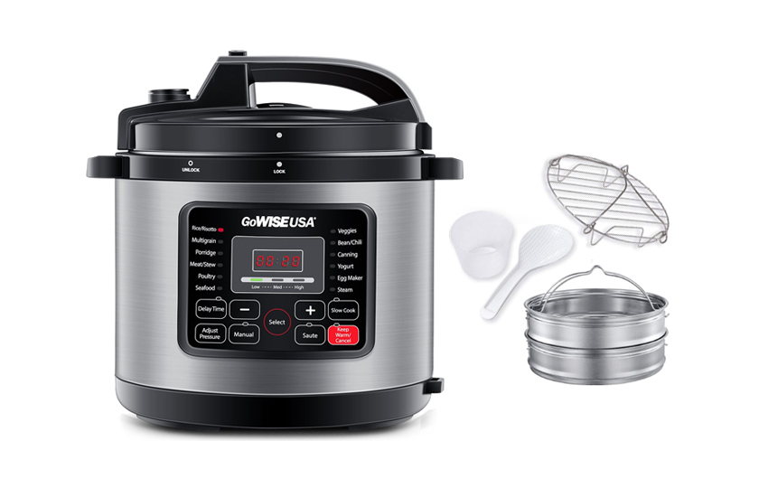 GoWISE USA 12 in 1 Electric High-Pressure Cooker