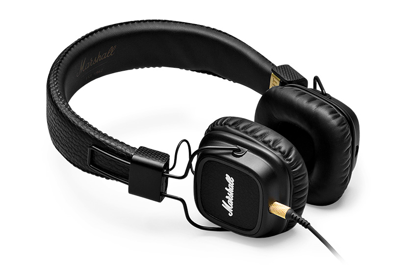 Marshall Major II Bluetooth On-Ear Headphones - wireless headphones, Black - wireless bluetooth headphones