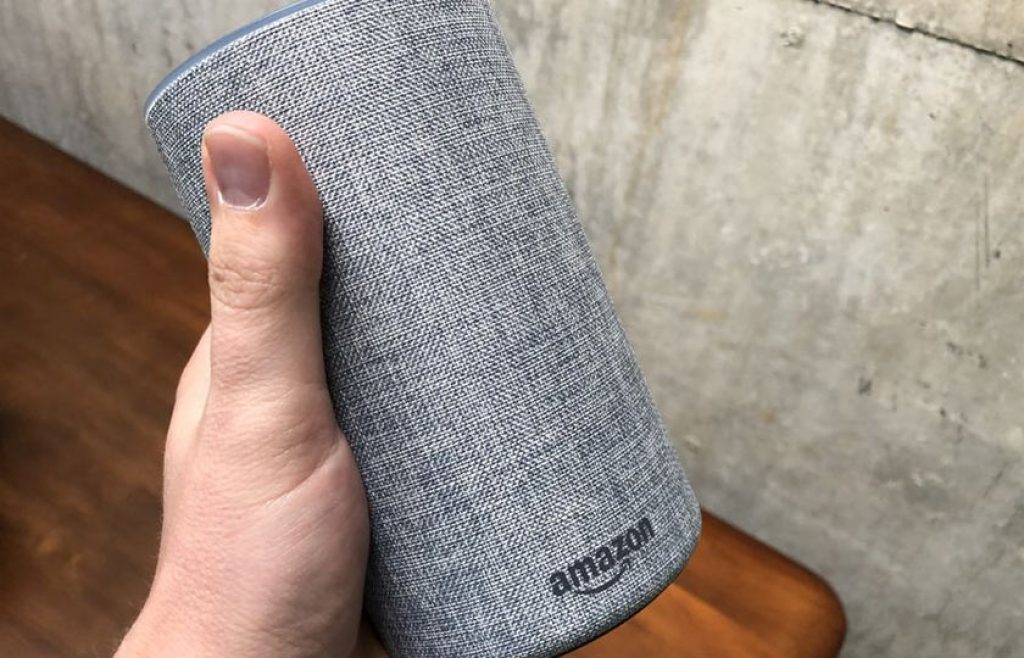 Echo 2nd Generation, Smart speaker with Alexa – Charcoal Fabric