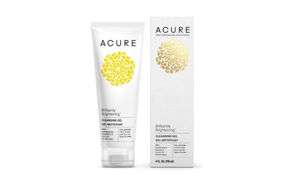 Acure Brilliantly Brightening Cleansing Gel - the best natural skin care products