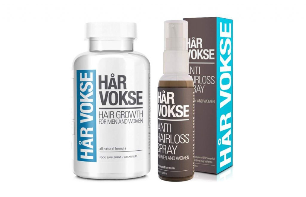 Har Vokse Natural Hair Loss and Regrowth Treatment, Supplement and Spray for Men and Women