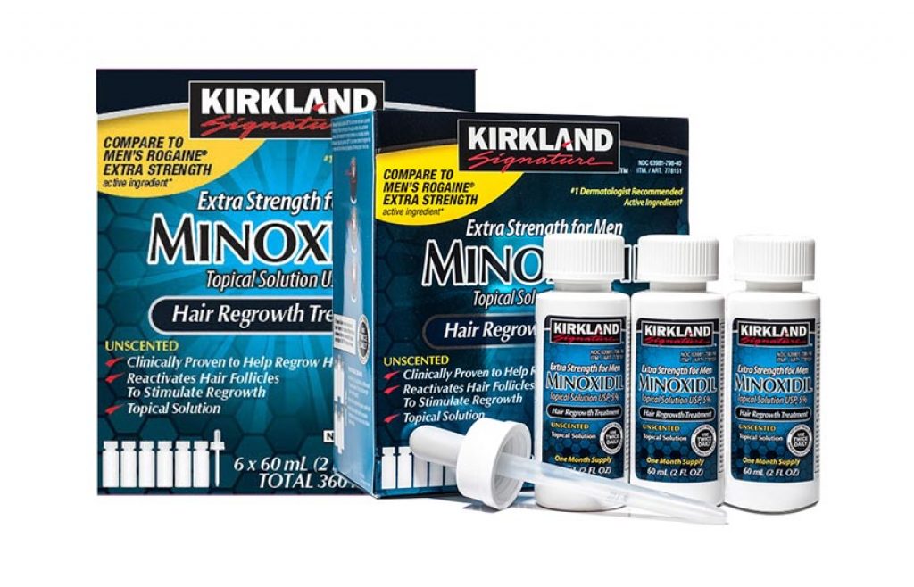Minoxidil for Men 5% Extra Strength Hair Regrowth for Men - Kirkland Signature
