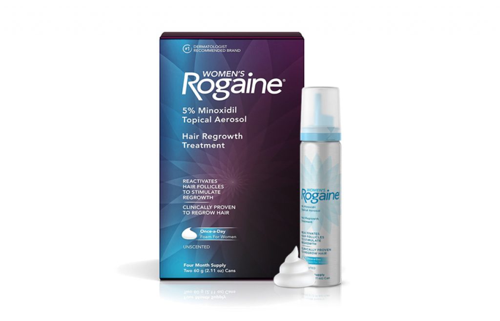 Women's Rogaine 5% Minoxidil Foam for Hair Thinning and Loss, Topical Treatment for Women’s Hair Regrowth