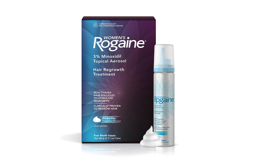 Minoxidil Formula — Women’s Rogaine Treatment for Hair Loss & Hair Thinning Once-a-Day Minoxidil Foam