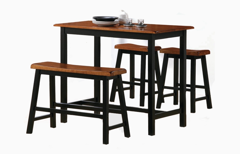 Crown Mark Tyler 4-Piece Counter Height Table Set